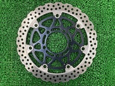 Used Kawasaki Z1000 front brake disc (one side) for ZRT00B. Unbent disc roto...