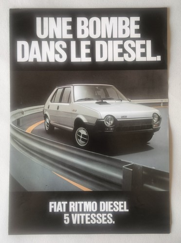 Fiat ritmo diesel french - french, sales