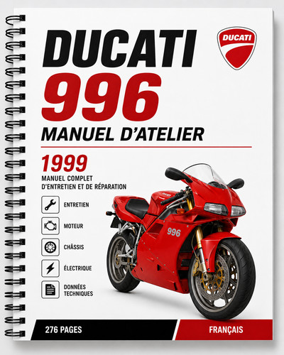 Ducati 996 1999 manuel - 1999, atelier