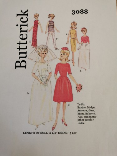 Patron butterick barbie - patron,
