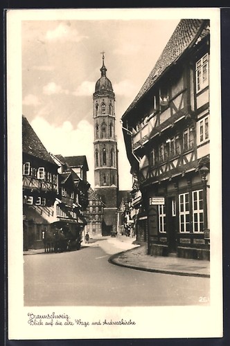 Carte postale brunswick - carte,