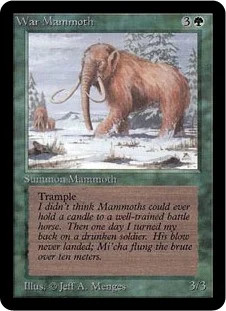 Magic mtg war mammoth - -,