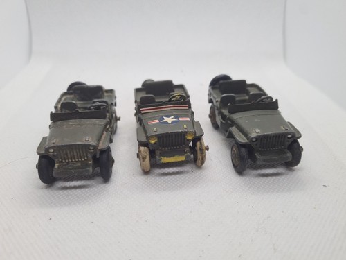 Dinky toys lot 3jeep willys - dinky,