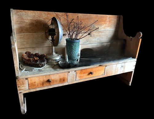 Ancien banc presbytère - ancien,