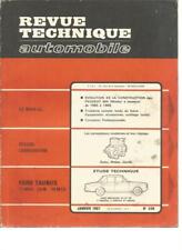 REVUE TECHNIQUE AUTOMOBILE