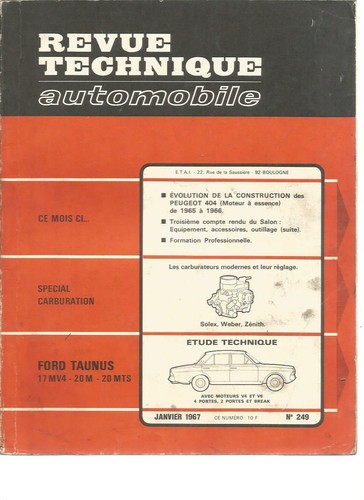 Revue technique automobile - revue,