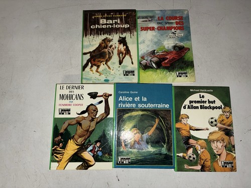 Lot bibliotheque verte - bibliotheque, x5