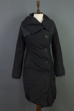 Cop.Copine Gray Puffer Double Breast Long Parka Coat Jacket