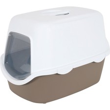Maison de toilette Cathy filtre taupe 40 x 56 x H40 cm   pour chat