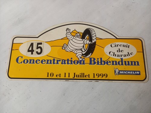 Michelin plaque rallye 1999 - michelin,