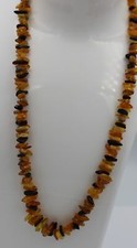 Collier En Morceaux D'Ambre Environ 45 Cm Long Top Qualité