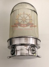 Old Aluminum Office Ceiling Decoration Modern Style Bulkhead Light Lot of 5