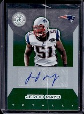 2011 Totally Certified Jerod Mayo Green Auto #2/5 Patriots