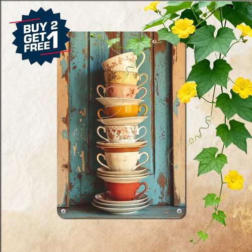 Stackable retro plaque - stackable,