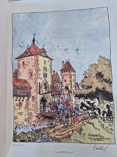 Walthéry libris golden - walthéry, ex-libris