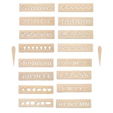 Planche de Traçage En Bois - Planche de Traçage En Bois Montessori - Grandes