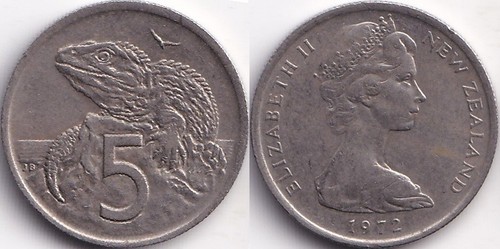 Cents 1972 nouvelle zélande - 1972,