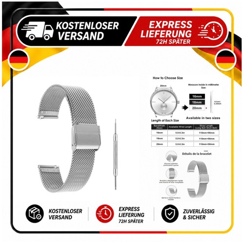Bracelet montre milanais - de,