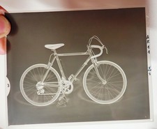● Négatif vieux vélo de