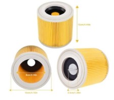 Filtre cartouche ASPIRATEUR KARCHER WD1 WD2 / WD3  WD3P  MV2 MV3 KNT 2 SE4001 A2