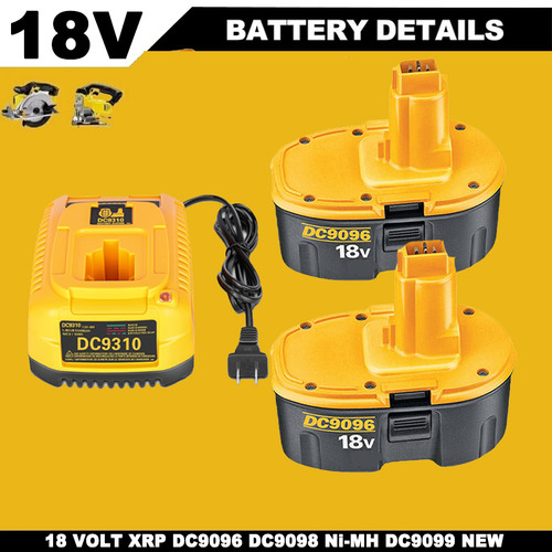 2pack battery charger xrp 18 - battery,