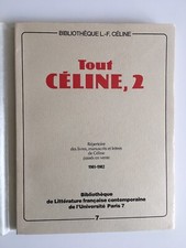 catalogue 7 TOUT Céline 2 bibliothèque répertoire des livres en vente 1981-1982