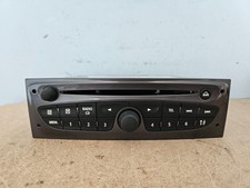 RENAULT CLIO MK3 BOSCH CAR RADIO STEREO CD PLAYER HEAD UNIT GLOSS GREY & CODE
