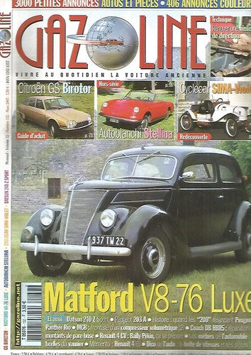 Gazoline 132 matford 76 - n°132,