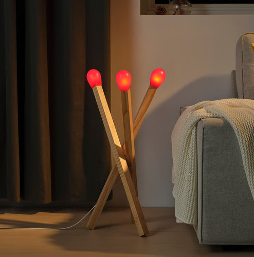 Lampe ikea strala allumettes - lampe,