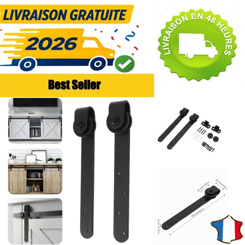 Kit quincaillerie porte grange