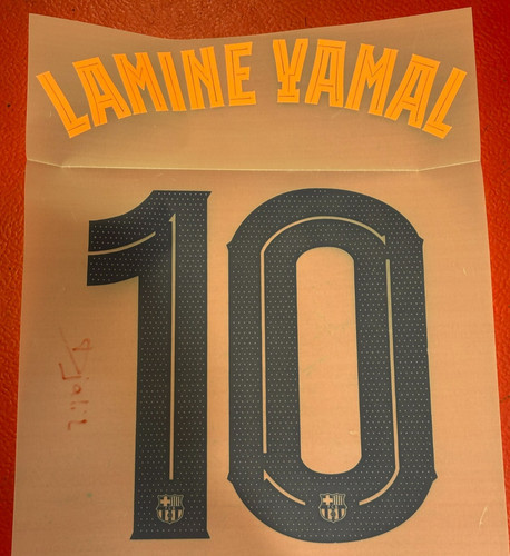 Flocage officiel lamine yamal - lamine,