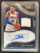2020-21 Select Tobias Harris Auto Jersey #204/249 76ers