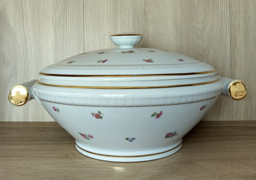 Ancienne soupiere porcelaine - soupiere,