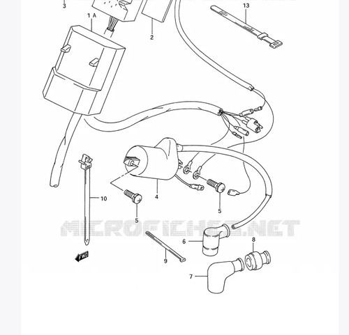 Bobine allumage suzuki rm - bobine,