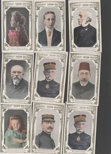 lot of 48 GUERIN-BOUTRON chromos: GOLDEN BOOK (celebrities) (P46314A)