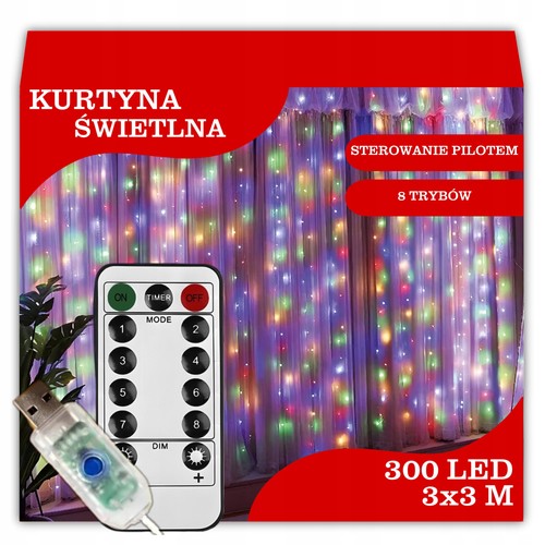 Rideau lumineux led - rideau,
