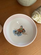 Bol porcelaine de Limoges décor Germaine Bouret Années 50