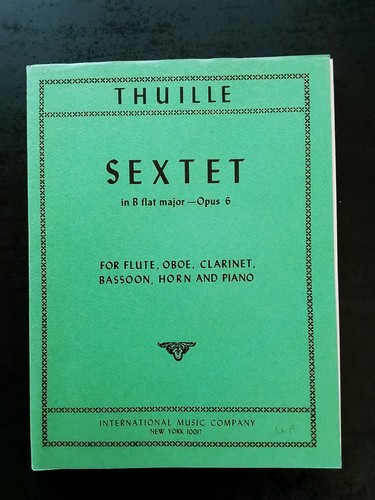 Partition thuille sextet - partition,