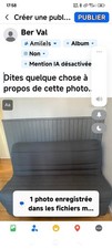 canapé lit convertible gris 2 places  tres bonne état. Peut être livré 