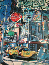 DANIEL AUTHOUART "Broadway" Postcard Elvis Presley USA