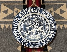 N Walton “Joseph” Petrus Regout Plate 8” Hand Painted Art Pottery