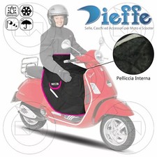 Couvre-Jambes Ceci Imperméable Avec Fourrure Universel Pour Scooter Rose