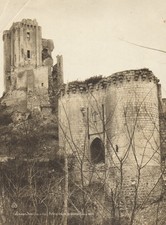 France Lavardin Castle Door Dungeon old large Photo M.H. 1887 later print