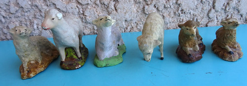 Santons lot moutons - santons,
