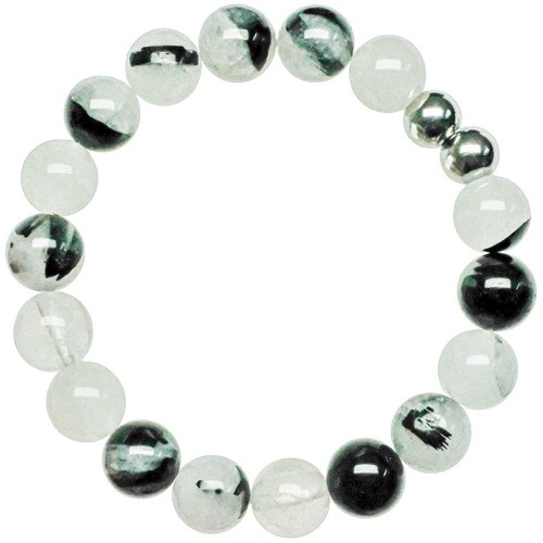 Bracelet quartz tourmaline - bracelet,