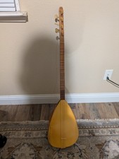 Mahogany Long Neck Saz Baglama  With Free Case 