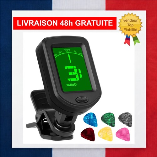 Accordeur guitare pince - à,