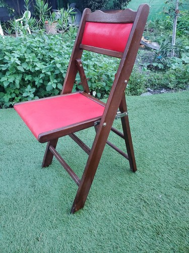 Chaise pliante vintage - chaise,