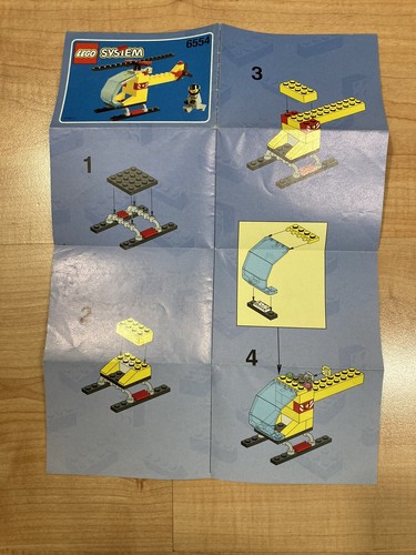 Lego vintage instructions 6554