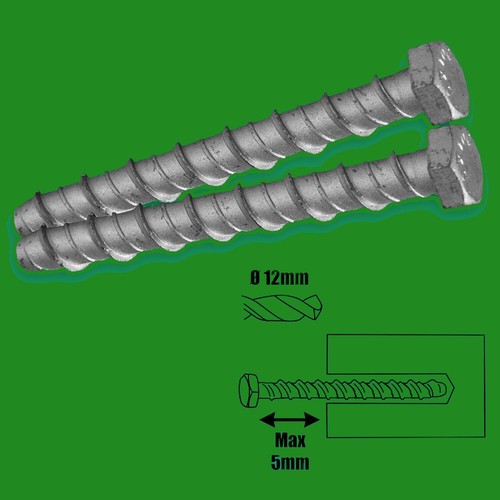 Vis fixation m12 x 75mm - 4,